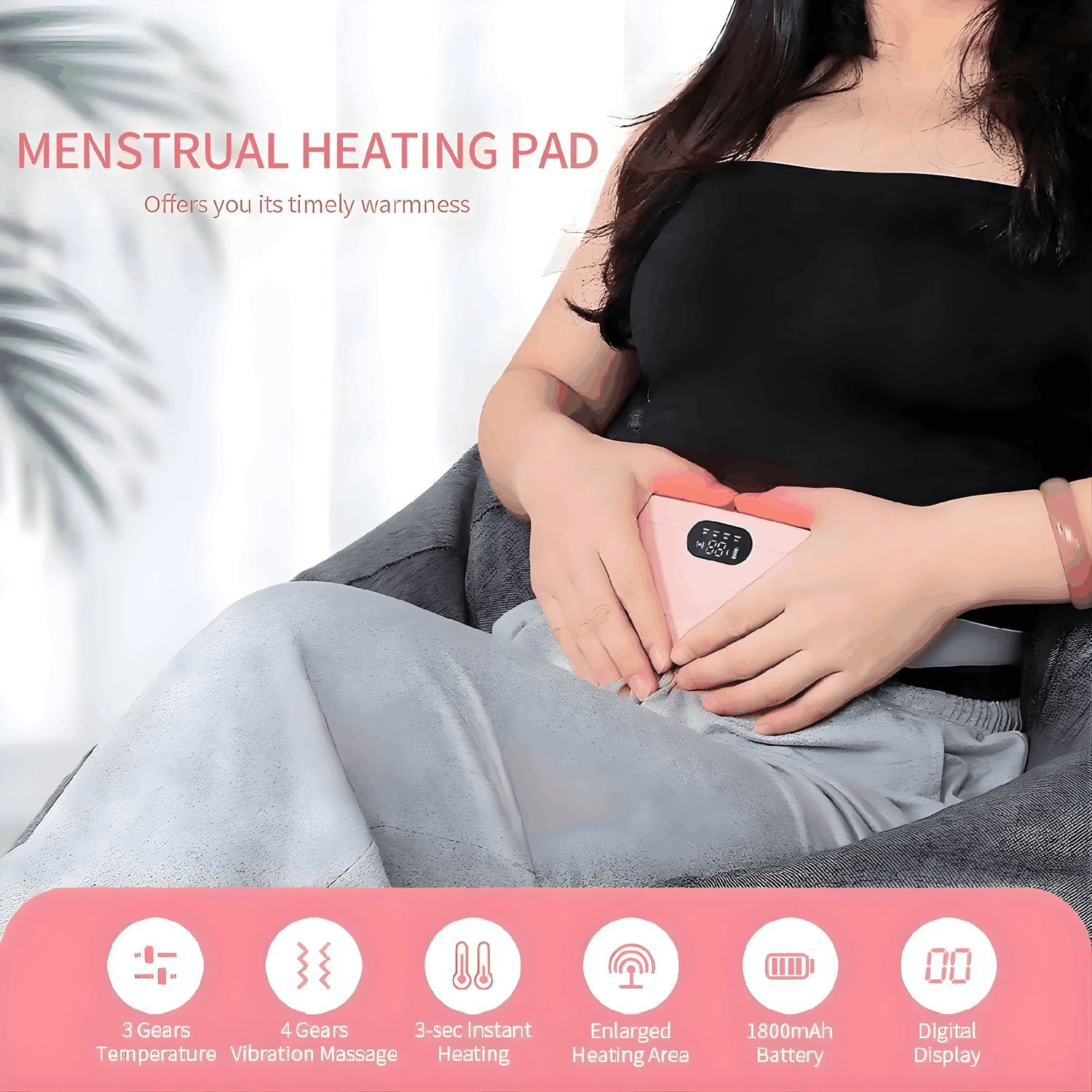 Brisiq™ - Portable Cramp Relief Belt