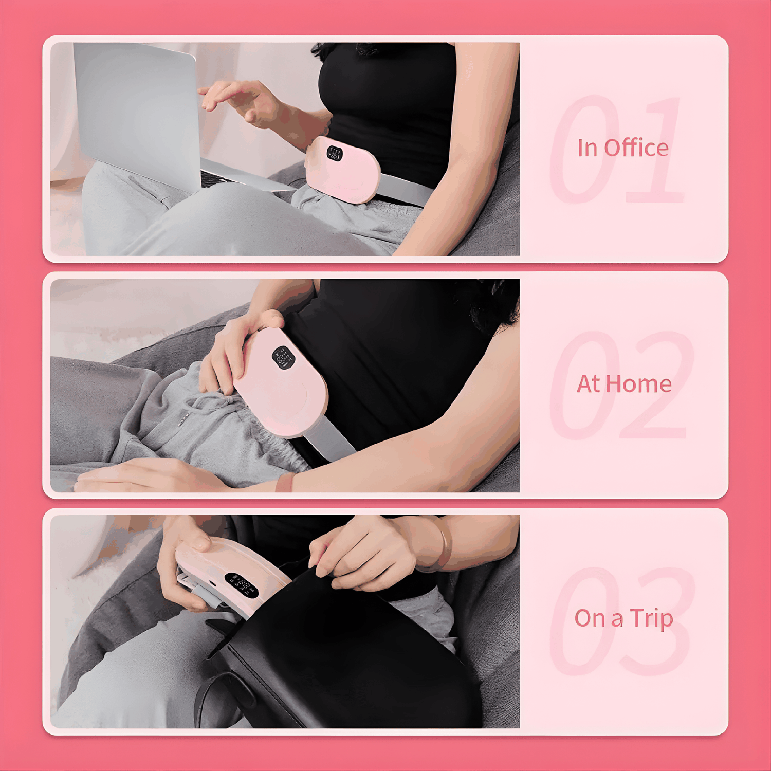 Brisiq™ - Portable Cramp Relief Belt
