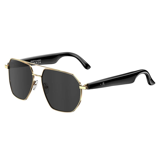 New AI Intelnt Translator Bluetooth Smart Glasses Men 163 Language Automatic Dialogue Translation Bluetooth Sunglasses Women