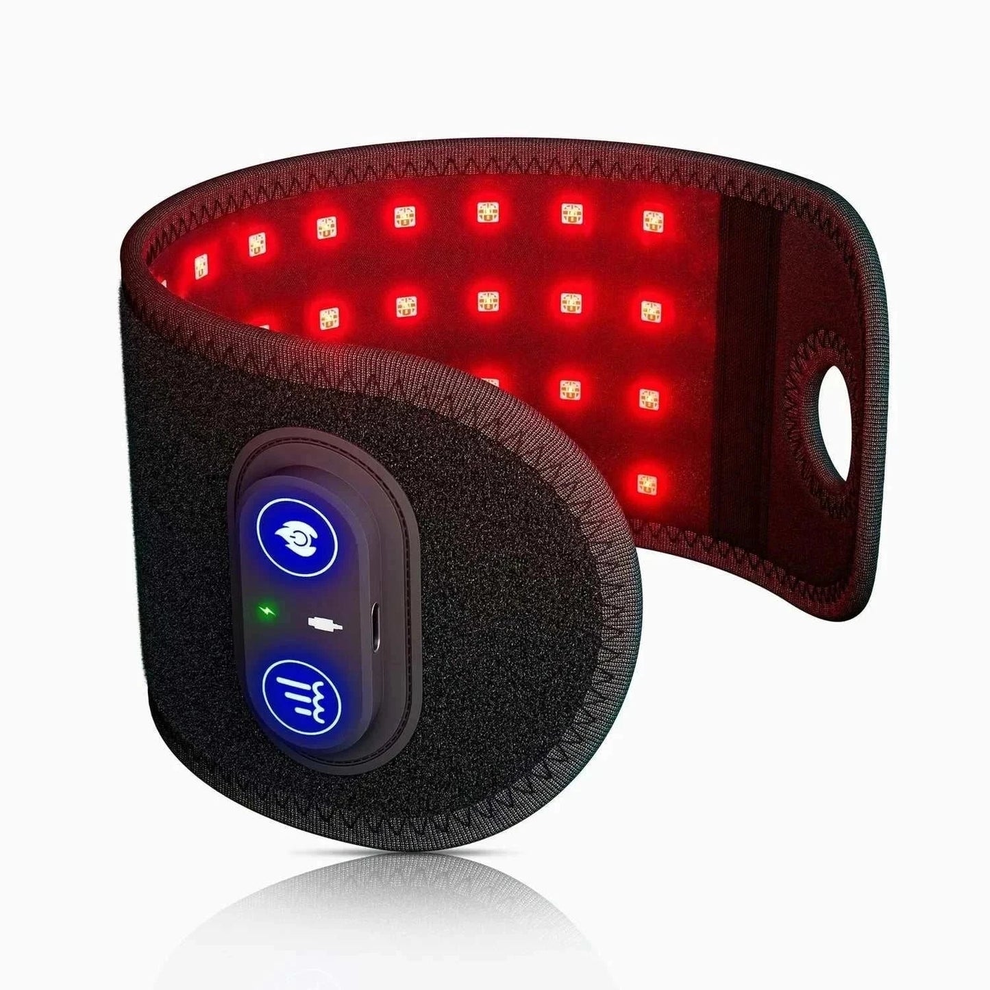 Lunerviq™ LED pain relief wrist band with red and near-infrared light for recovery and comfort