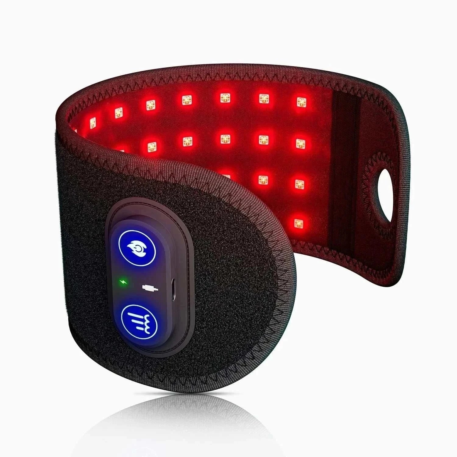 Lunerviq™ LED pain relief wrist band with red and near-infrared light for recovery and comfort